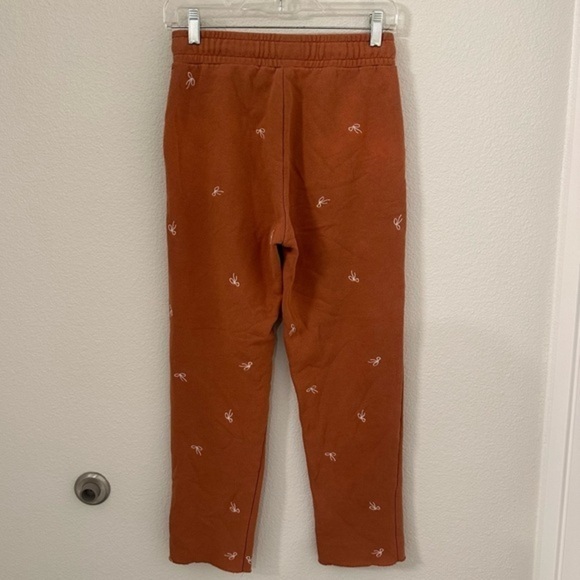 Madewell Bow Embroidered Retro Sweatpants size XXS - Picture 6 of 11